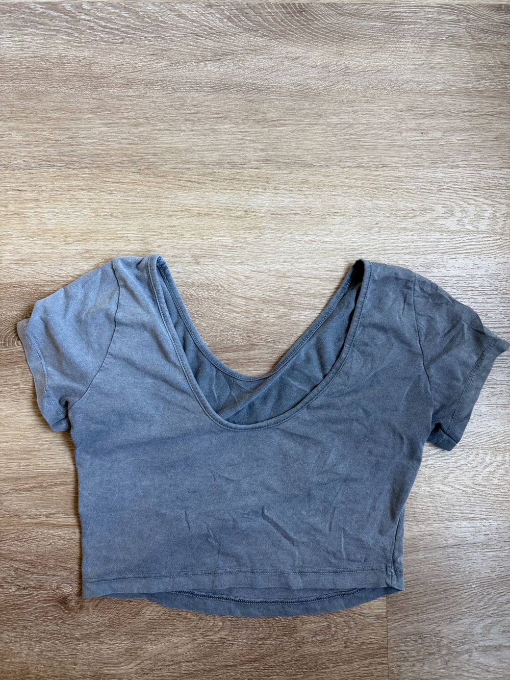 Crop Top with Scoop Neck